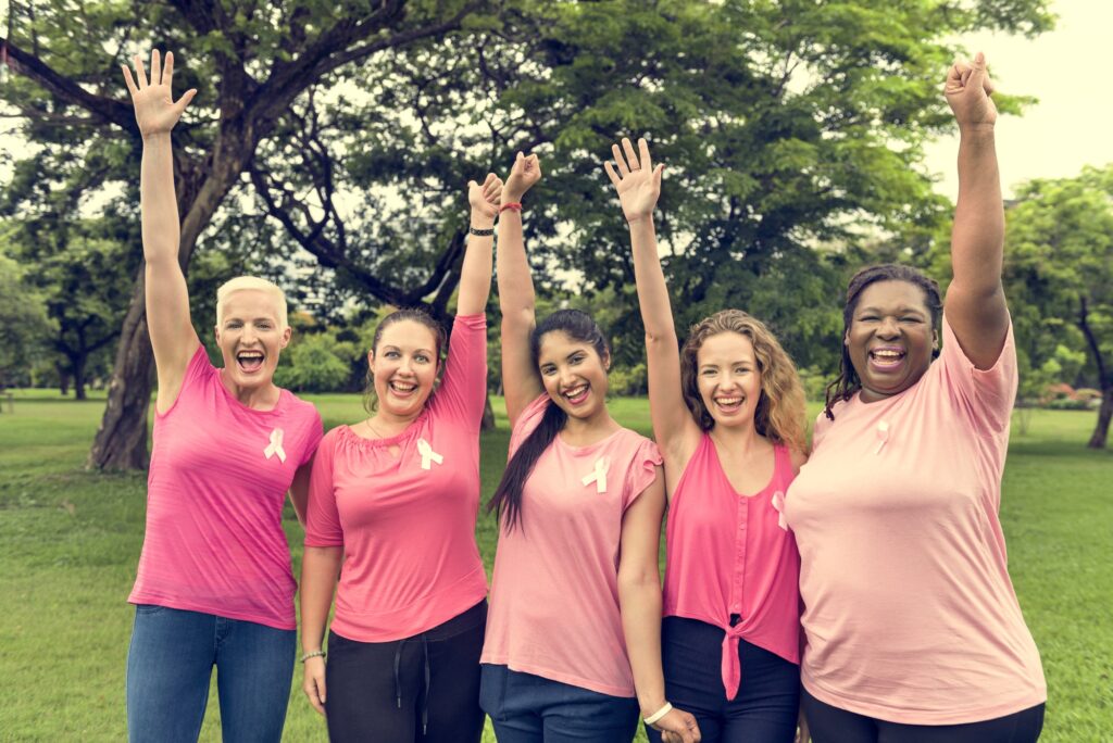 Women Breast Cancer Support Charity Concept